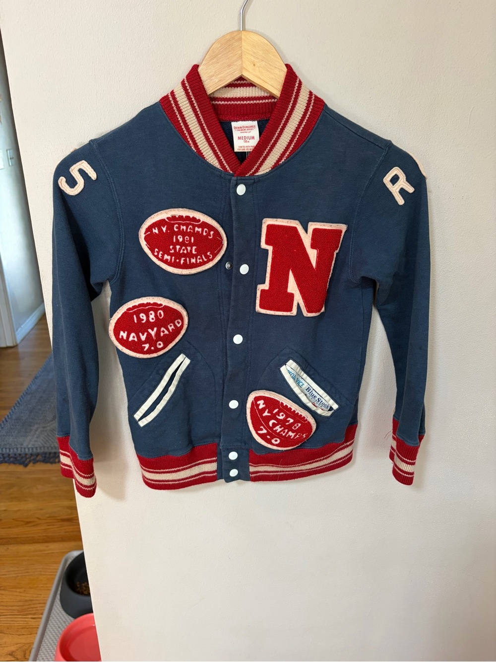 Japanese kids letterman jacket